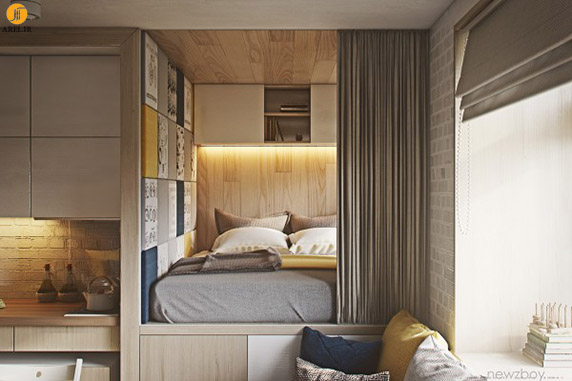 طراحی داخلی 4 آپارتمان با مساحت زیر 40 مترمربع