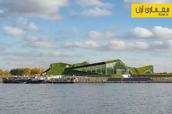معماری سبز: طراحی بامی سبز برای موزه ای در هلند