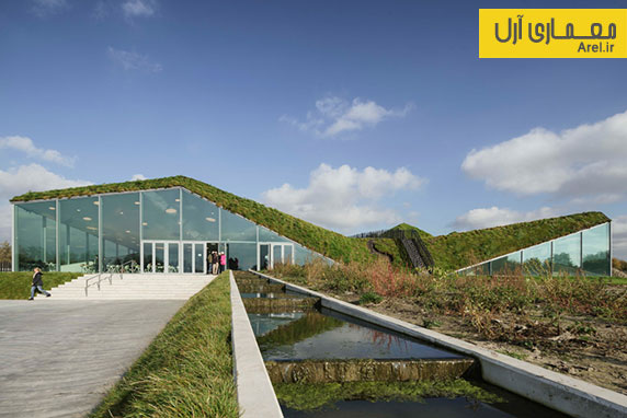 معماری سبز: طراحی بامی سبز برای موزه ای در هلند