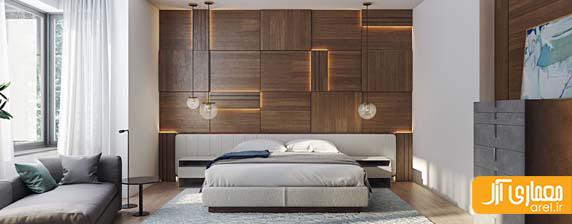 طراحی داخلی اتاق خواب مدرن 