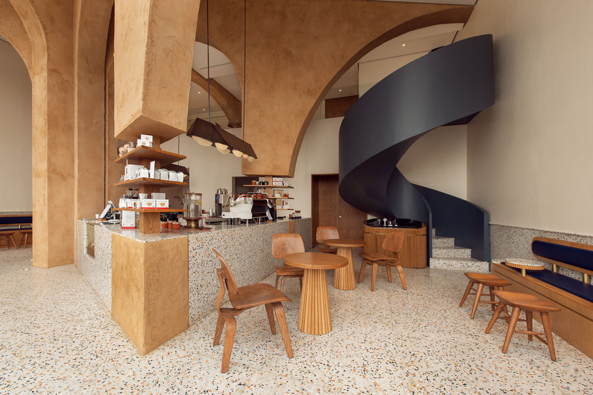 Дизайн интерьера кофейни 