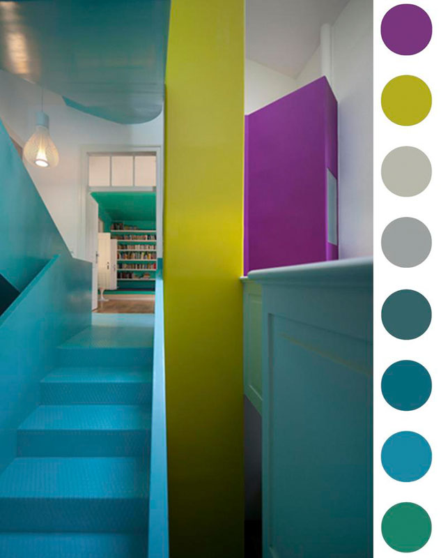 پالت های رنگی در طراحی معماری