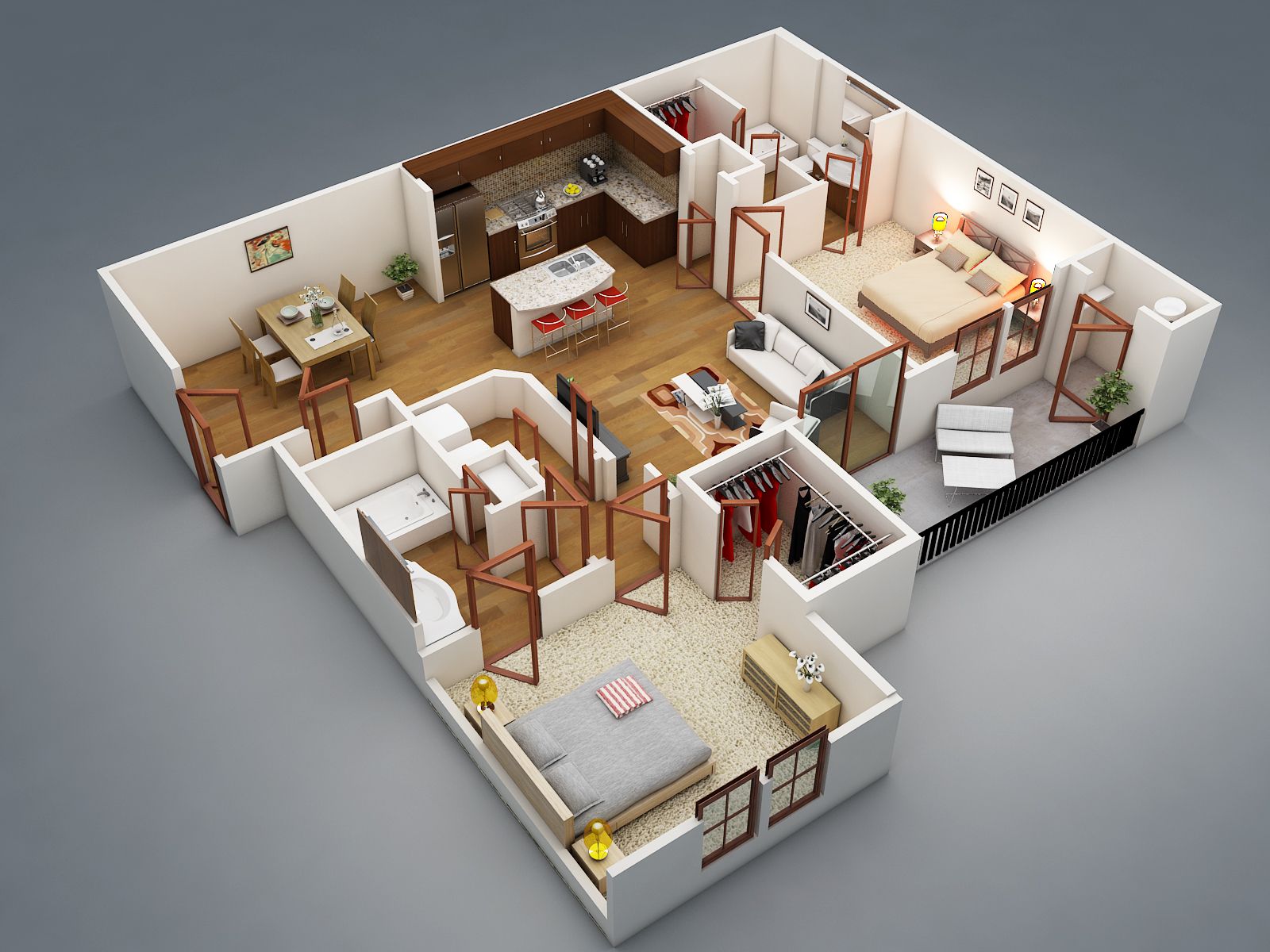 مزایای پلان های سه بعدی در طراحی خانه 