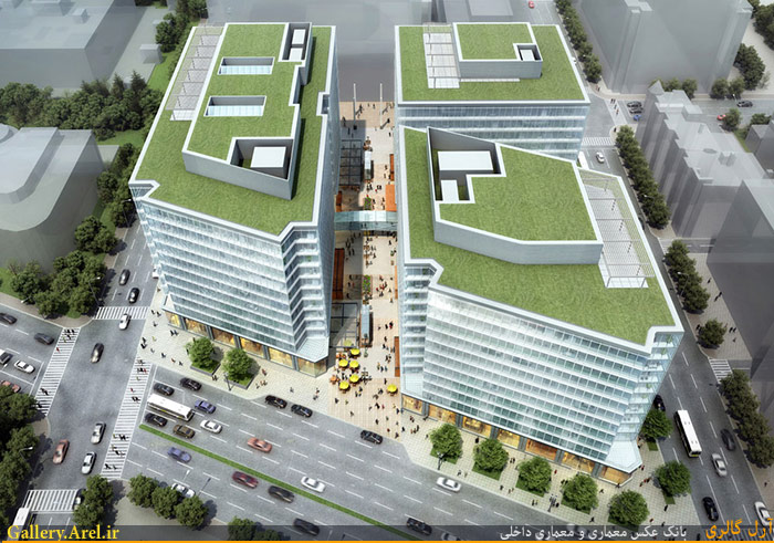 طراحی برج تجاری/اداری ماساچوست توسط کوین روشه