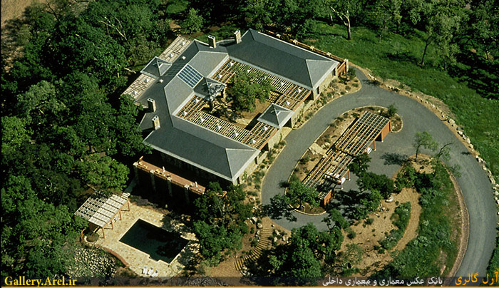 طراحی ویلای Napa Vally توسط کوین روشه