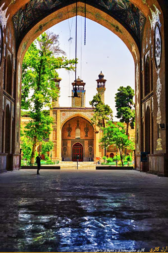 معماری مسجد سپهسالار