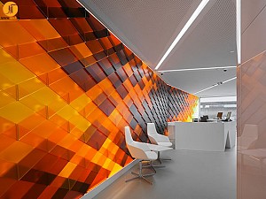 طراحی داخلی زیبای بانک RAIFEISEN  سوئیس