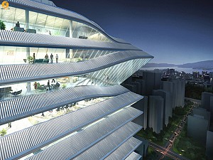 طراحی برج بازار بورس Guosen