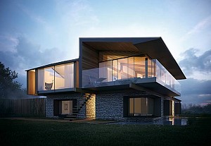 معماری و طراحی داخلی خانه ی نقره ای توسط hyde + hyde