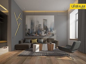 استفاده از طرح های هندسی در طراحی داخلی آپارتمان - 1