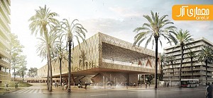 معماری و طراحی ایستگاه قطار در مراکش
