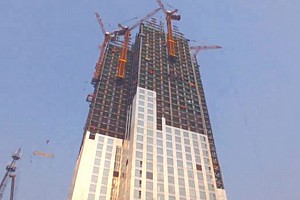 ساخت آسمان خراش 57 طبقه در چین طی 19 روز کاری  + ویدیو