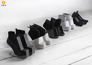 طراحی کفش های زنانه با استفاده از بتن و چاپگر های سه بعدی