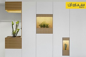 طراحی جزئی: طراحی گلدان هایی در داخل دیوار