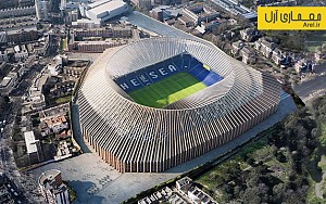 معماری و طراحی استادیوم 60000 نفری برای تیم فوتبال چلسی توسط گروه هرزوگ و دی مرون