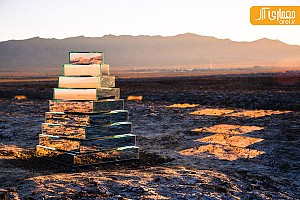 یک شنبه های عکاسی:  برج چرخانِ انعکاسی در صحرای ایران