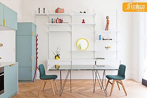 طراحی داخلی ساده و دلنشین یک آپارتمان به سبک ویکتوریایی
