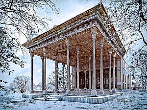 بازسازی کاخ آینه خانه اصفهان به وسیله هنر دیجیتال