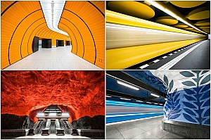 یک شنبه های عکاسی: ایستگاه های مترو اروپا