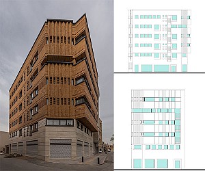 طراحی ساختمان اداری تجاری طاها در اصفهان