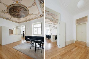 بازسازی آپارتمان کلاسیک به سبک مدرن