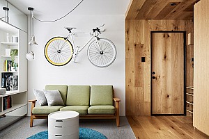 دکوراسیون و طراحی داخلی خلاقانه آپارتمان کوچک