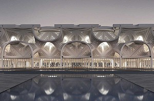 طراحی مسجد مدرن نور در دبی