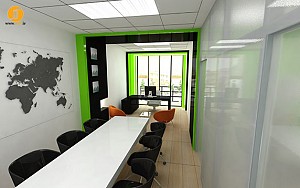 طراحی داخلی دفتر کار - سعادت آباد