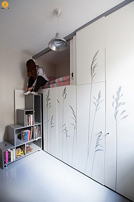 طراحی آپارتمان کوچک در 8 متر مربع