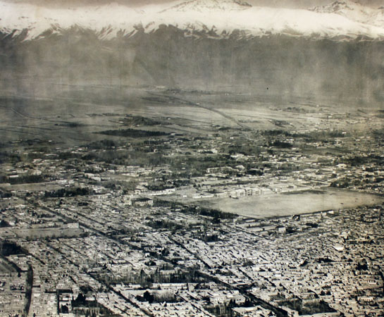 عکس هوایی قدیمی تهران