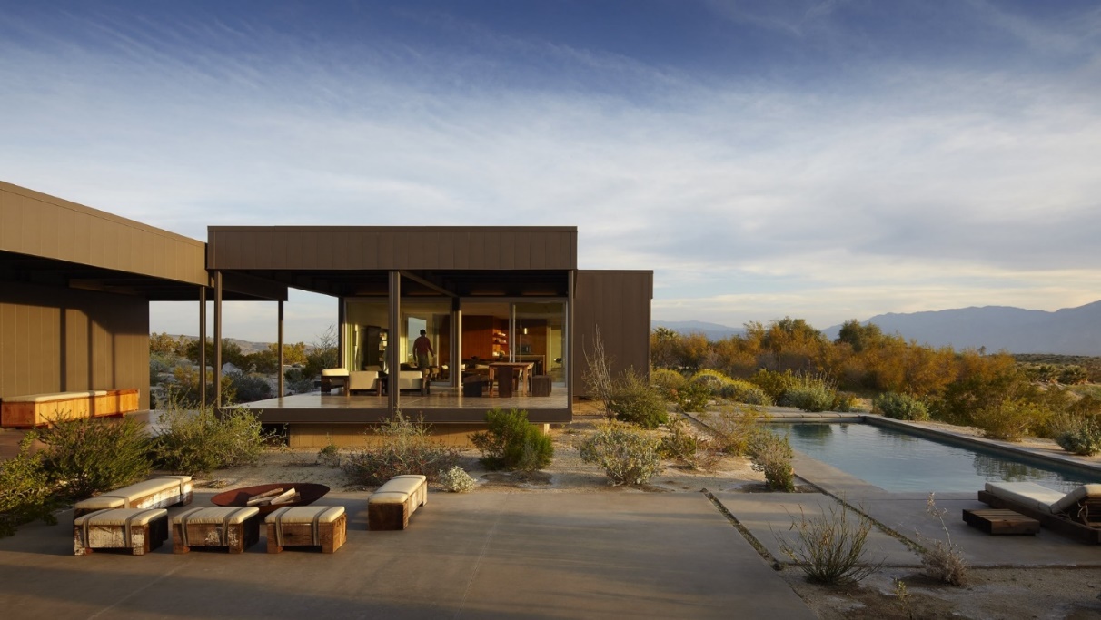 پروژه Desert House در کالیفرنیا