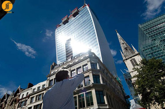 شروع ترمیم برج ذوب کننده و دردسرساز لندن