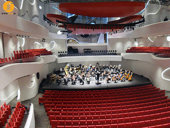 طراحی داخلی سالن کنسرت،معماری سالن کنسرت