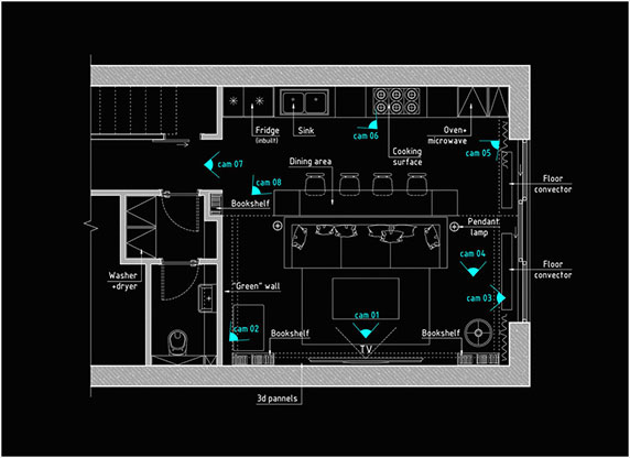 بررسی طراحی داخلی 3 آپارتمان مدرن با سقف بتنی و کفپوش های چوبی