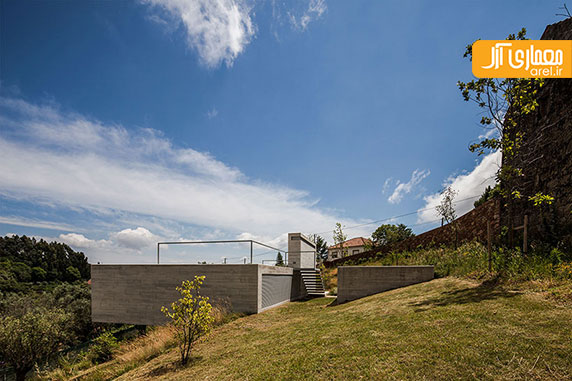معماری و طراحی داخلی ویلا بر روی تپوگرافی منطقه ی کوهستانی شمال پرتغال