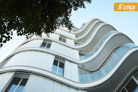 معماری آپارتمان با دیوار های منحنی معماری آپارتمان با دیوار های منحنی