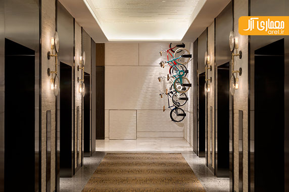 تصاویری از طراحی داخلی بخش های مختلف هتل Jen در سنگاپور