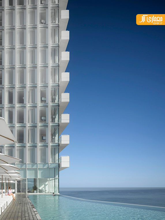طراحی و معماری هتل SeaMarq توسط ریچارد میر