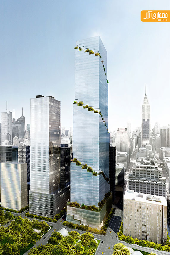 طراحی برج اداری مارپیچ نیویورک توسط گروه معماری بیگ