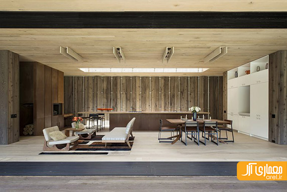 متریال چوب،نمای چوبی،معماری ساختمان ویلایی