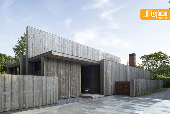 متریال چوب،نمای چوبی،معماری ساختمان ویلایی
