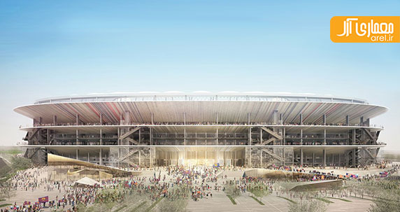 طراحی جدید استادیوم نیوکمپ بارسلون از بین 4 فینالیست اعلام شد