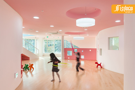 معماری و طراحی داخلی مهدکودک Flower Kindergarten