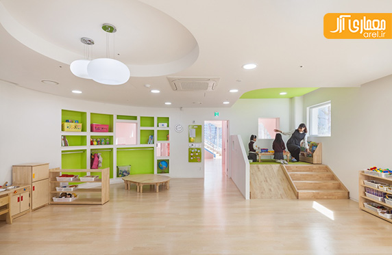 معماری و طراحی داخلی مهدکودک Flower Kindergarten