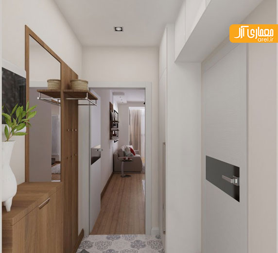 طراحی داخلی 4 آپارتمان کوچک با مساحت زیر 30 متر مربع به همراه پلان