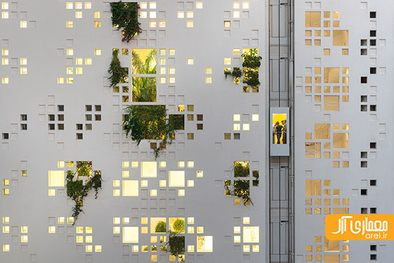 طراحی مجتمع مسکونی " دیوار های سفید " توسط ژان نوول