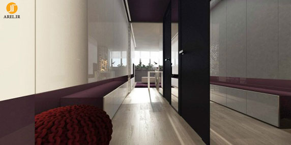طراحی داخلی 2 آپارتمان کوچک با مساحت زیر30  متر مربع