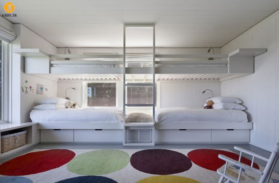 30 نمونه دکوراسیون داخلی منزل با اتاق خواب های کوچک و تخت های تاشو
