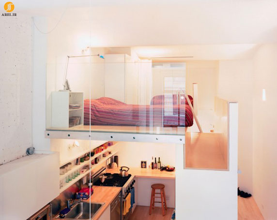 30 نمونه دکوراسیون داخلی منزل با اتاق خواب های کوچک و تخت های تاشو