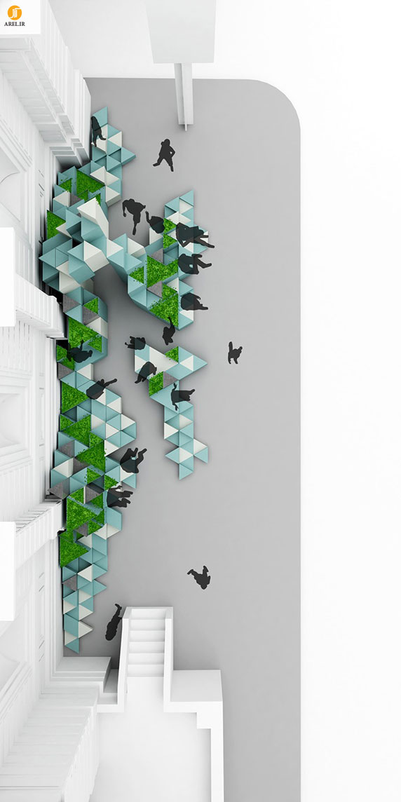 خلاقیت : طراحی مبلمان شهری با  سرامیک